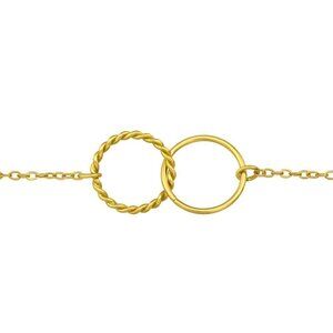 Eternity Linked 24k Gold Vermeil Bracelet​​
